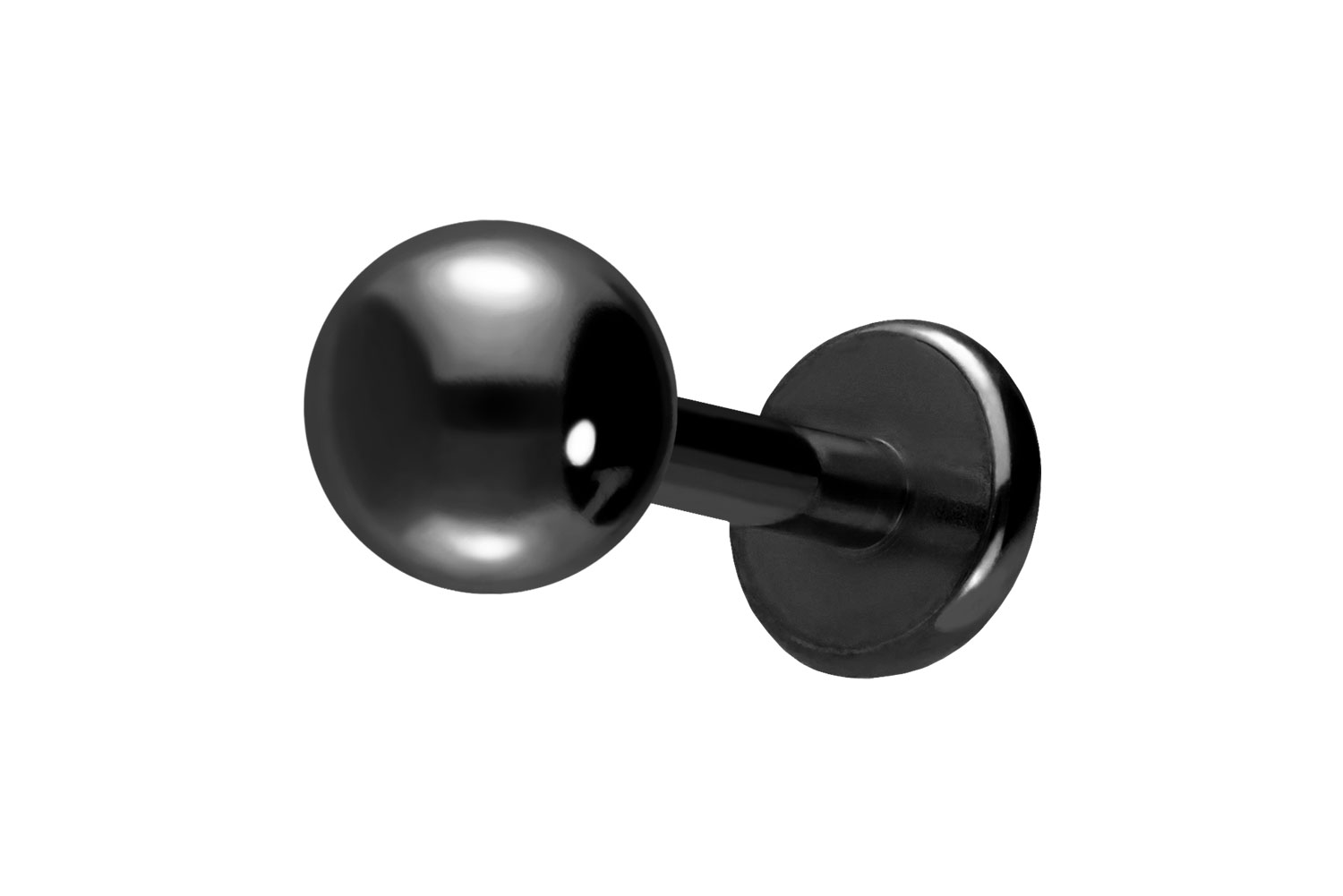 Titan Labret Piercing mit Innengewinde